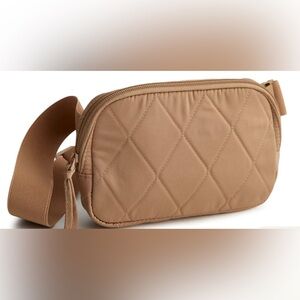 Vera Bradley Woodward Belt Bag Tiger’s Eye Print